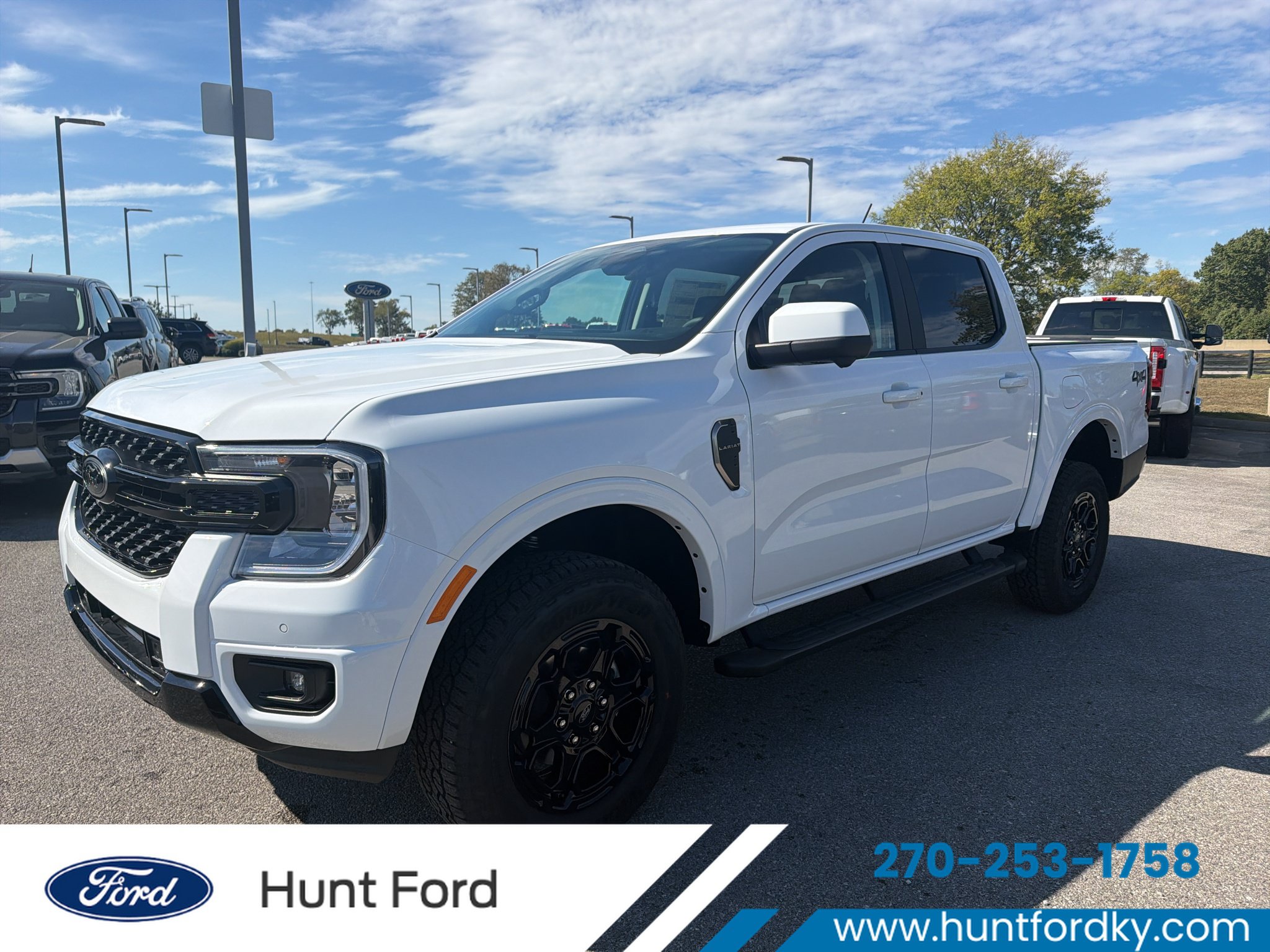 New 2026 Ford Ranger Lariat w/ Black Appearance Package AWD/4WD image 1