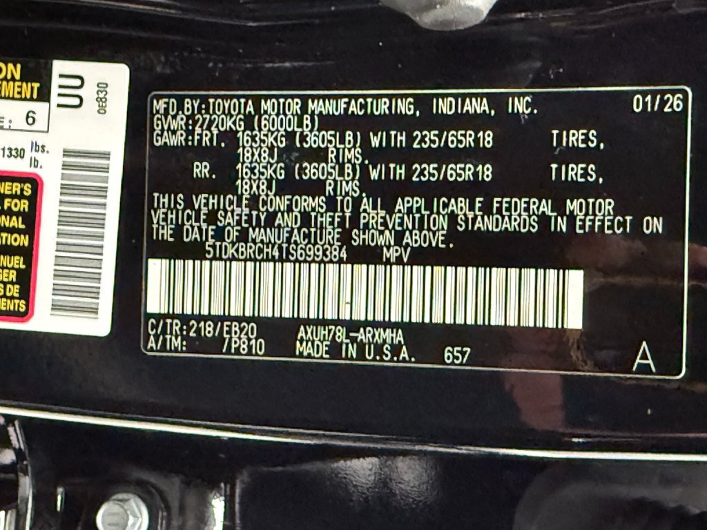 Certified 2026 Toyota Highlander XLE AWD/4WD image 49
