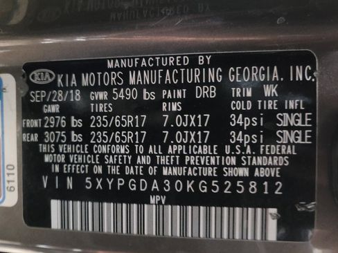 Used 2019 Kia Sorento AWD image 33