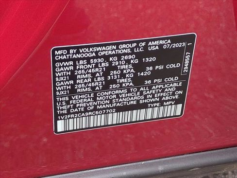 Used 2024 Volkswagen Atlas SEL Premium R-Line AWD/4WD image 29
