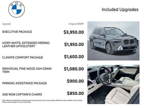 Certified 2023 BMW X7 xDrive40i w/ Executive Package image 3