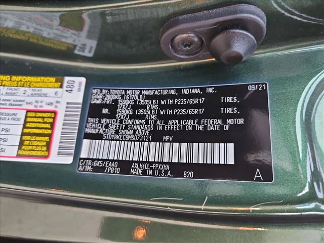 Used 2021 Toyota Sienna XLE FWD image 20