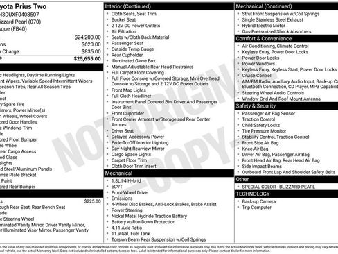 Used 2015 Toyota Prius Two image 22