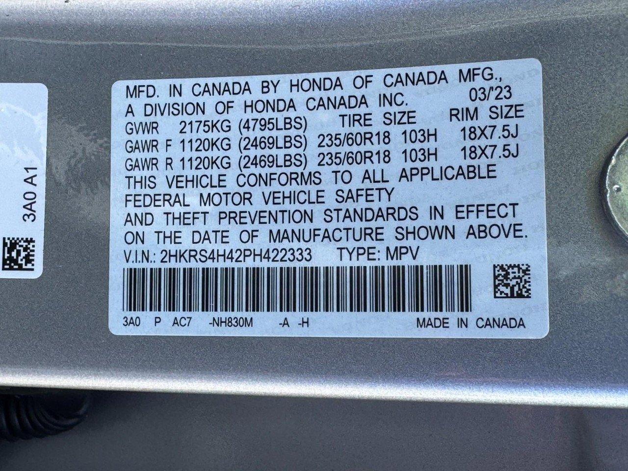 Certified 2023 Honda CR-V EX image 24