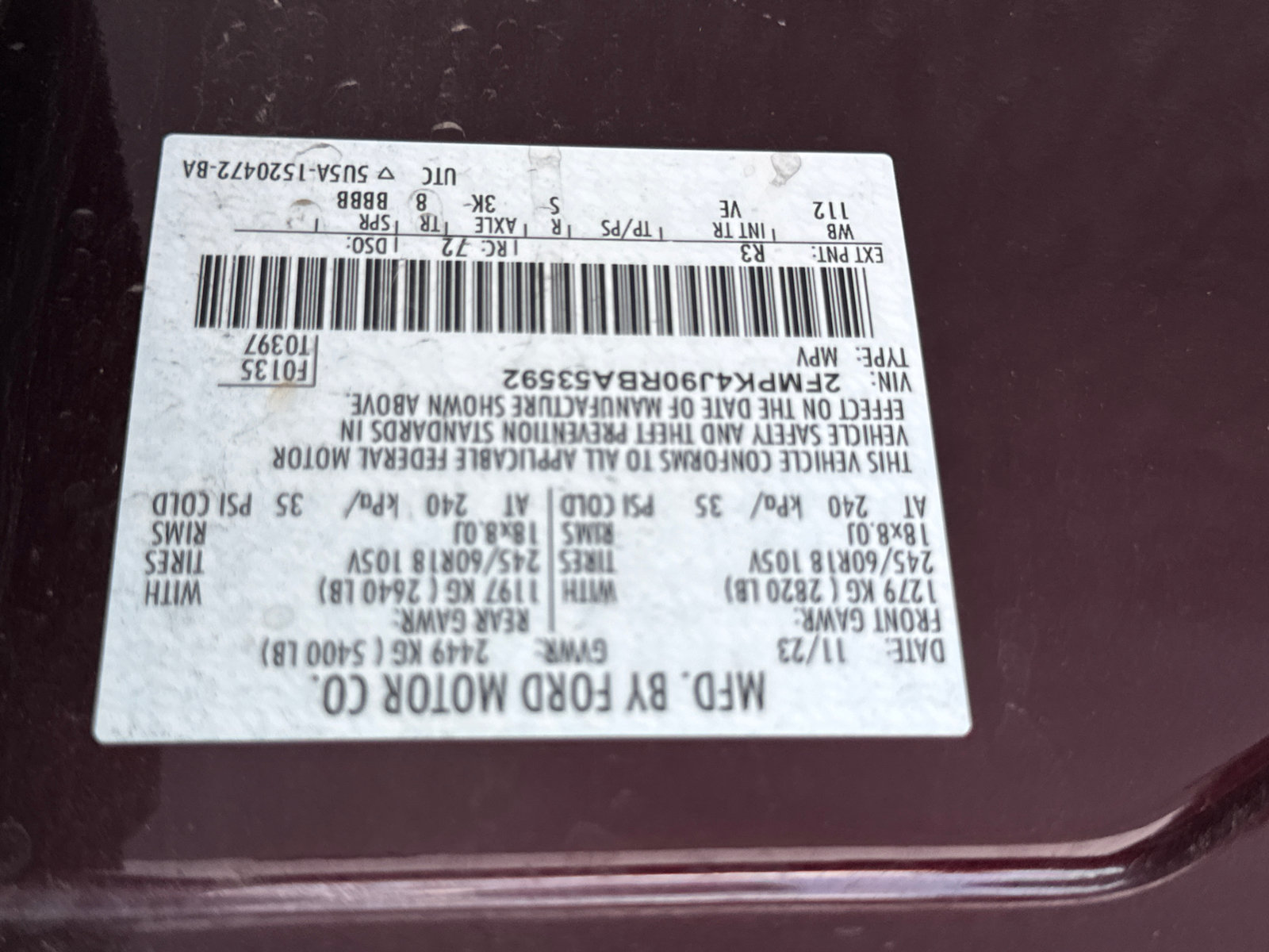 Used 2024 Ford Edge SEL AWD/4WD image 35