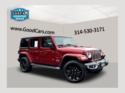 Used 2021 Jeep Wrangler Unlimited Sahara w/ Cold Weather Group image 1