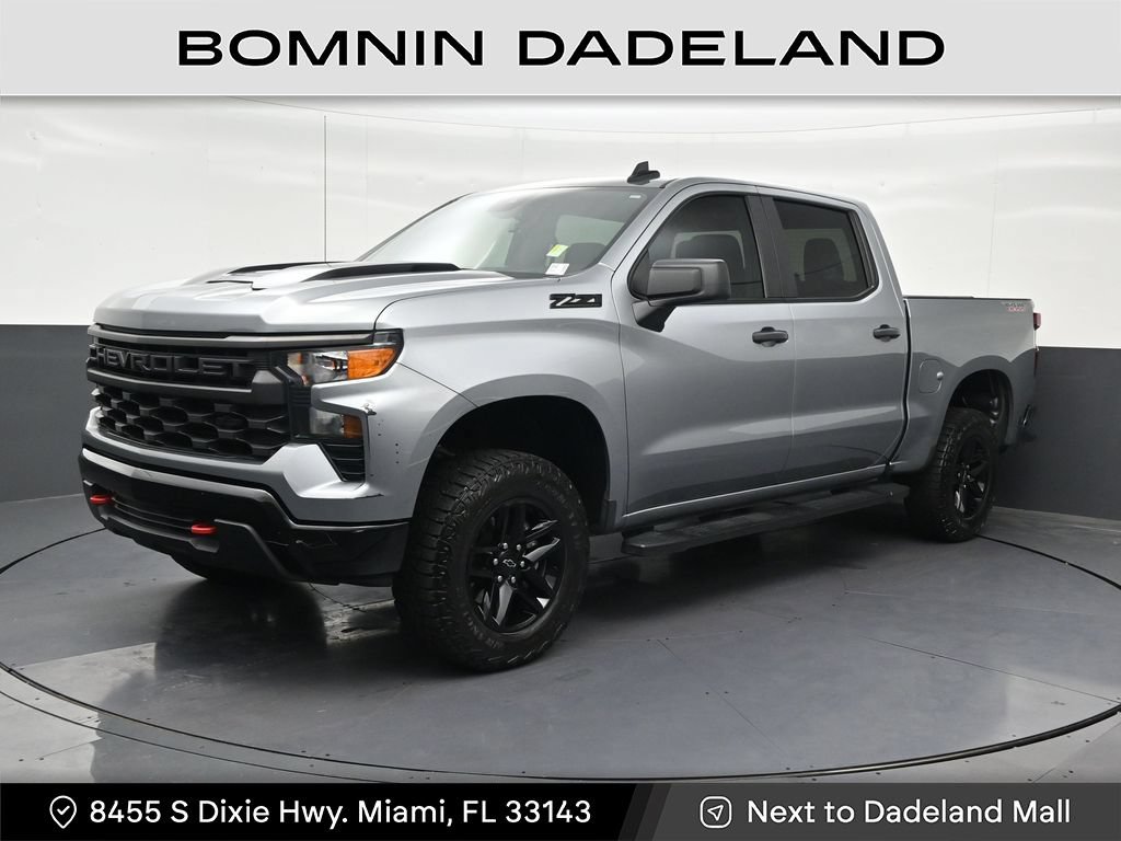 Used 2024 Chevrolet Silverado 1500 Custom Trail Boss AWD/4WD image 1