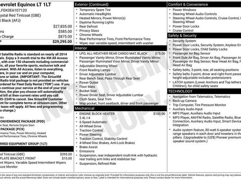Used 2014 Chevrolet Equinox LT AWD/4WD image 19