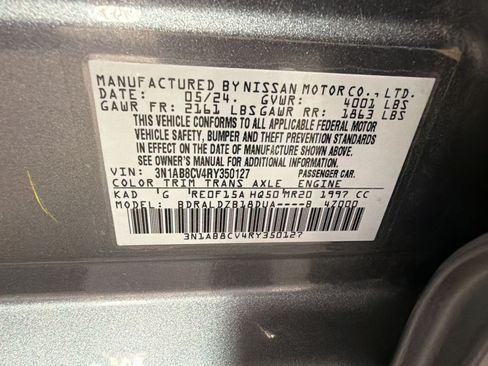 Used 2024 Nissan Sentra SV FWD image 21