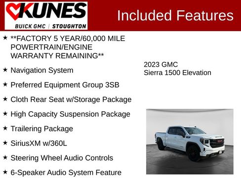 Used 2023 GMC Sierra 1500 Elevation AWD/4WD image 3