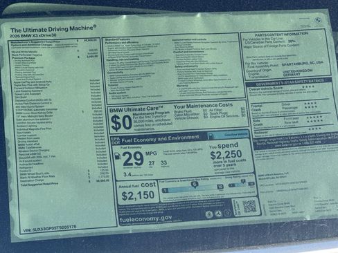 Used 2026 BMW X3 xDrive30 w/ Premium Package image 29