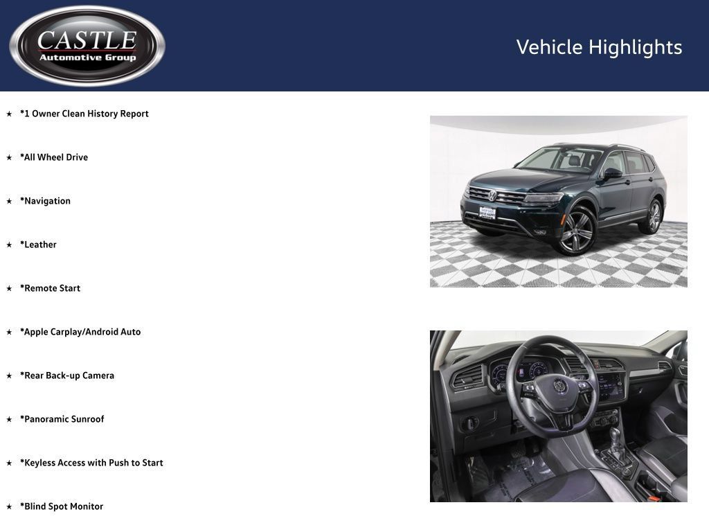 Used 2018 Volkswagen Tiguan SEL Premium AWD/4WD image 3