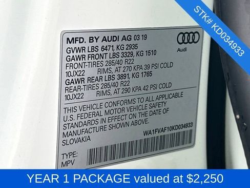 Used 2019 Audi Q8 Prestige w/ Luxury Package image 4