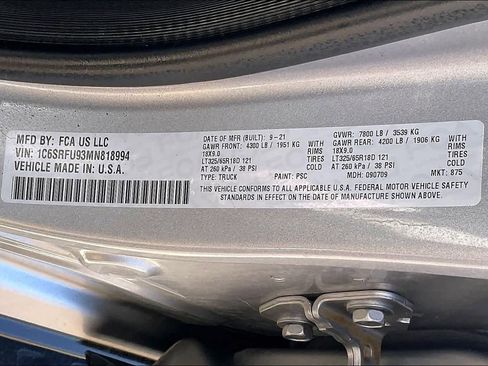 Used 2021 RAM 1500 TRX w/ TRX Level 1 Equipment Group image 18