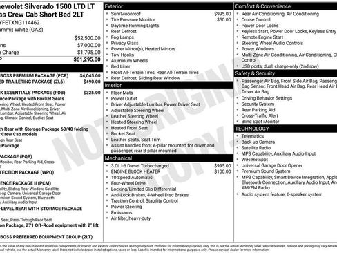 Used 2022 Chevrolet Silverado 1500 LT Trail Boss w/ LT Trail Boss Premium Package AWD/4WD image 11