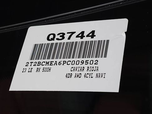 Certified 2023 Lexus RX 500h F Sport image 36