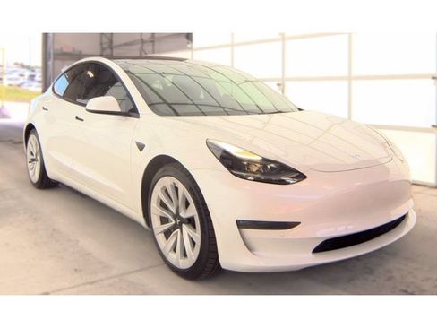 Used 2021 Tesla Model 3 Long Range AWD/4WD image 2