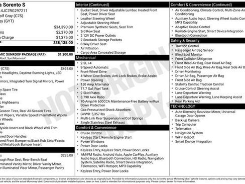 Used 2024 Kia Sorento S w/ Panoramic Sunroof Package image 12