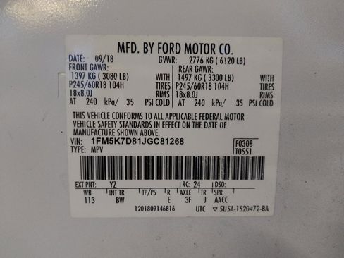 Used 2018 Ford Explorer XLT w/ Equipment Group 202A image 33