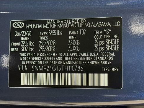 New 2026 Hyundai Santa Fe SEL w/ Tow & Go Package image 48