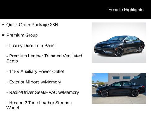 Used 2015 Chrysler 200 C w/ Navigation & Sound Group I image 5