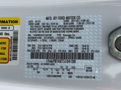 New 2026 Ford Mustang Coupe RWD image 30