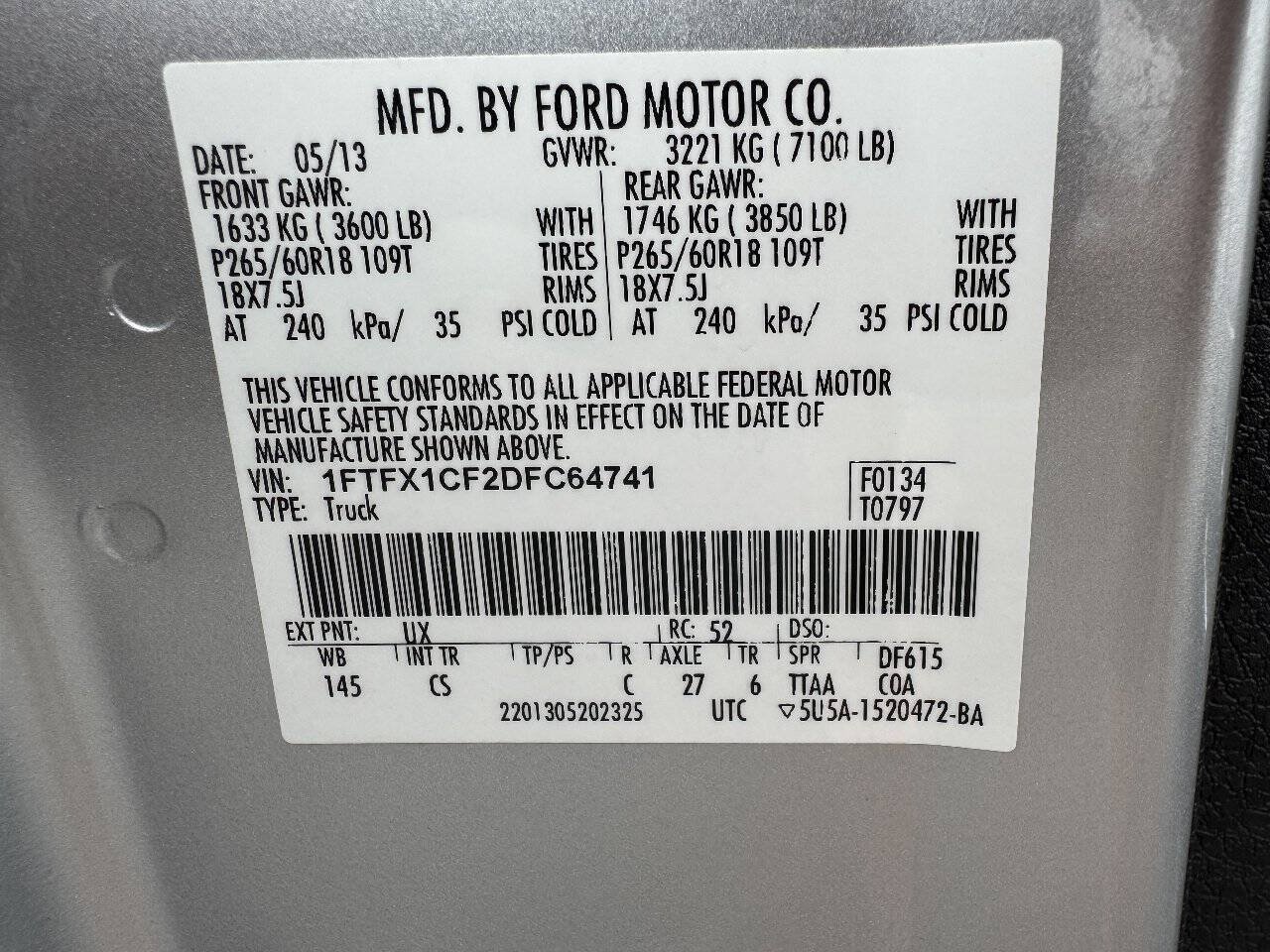 Used 2013 Ford F150 STX w/ Mid Equipment Group RWD image 27