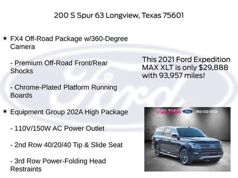 Certified 2021 Ford Expedition Max XLT image 10