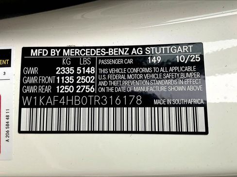 New 2026 Mercedes-Benz C 300 4MATIC Sedan image 13