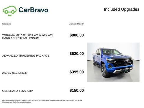 Certified 2023 Chevrolet Colorado Z71 w/ Advanced Trailering Package AWD/4WD image 15