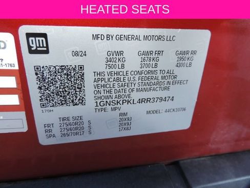 Used 2024 Chevrolet Tahoe Z71 w/ Off-Road Capability Package image 17