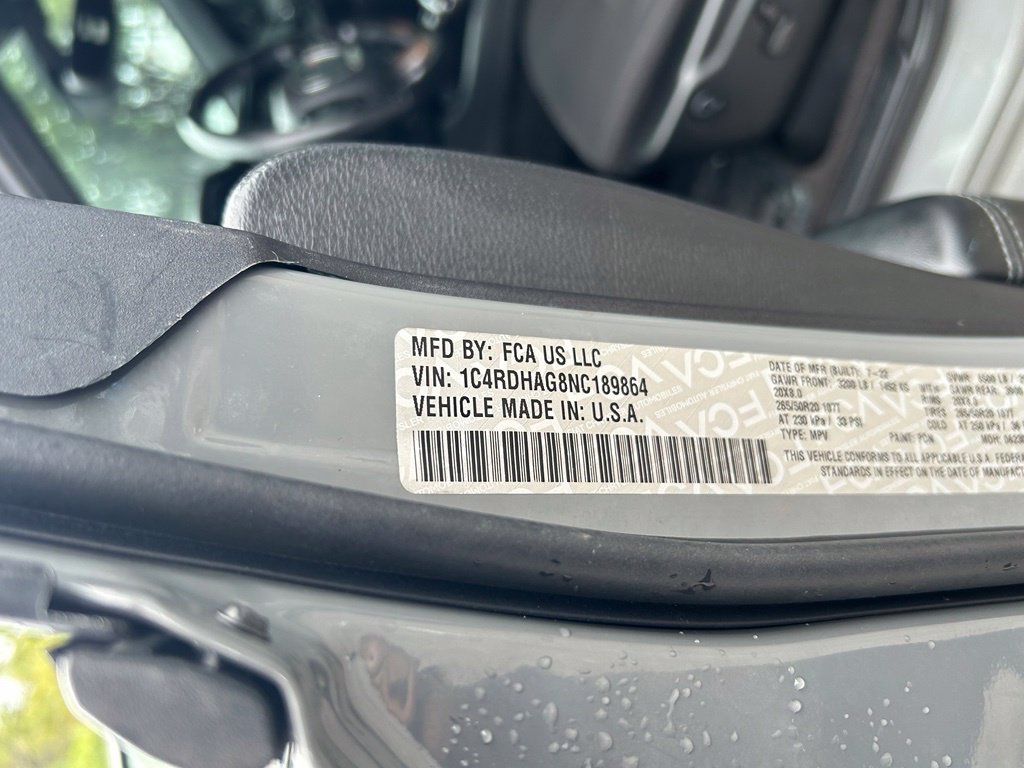 Used 2022 Dodge Durango SXT w/ Blacktop Package RWD image 45