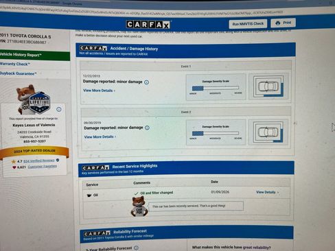 Used 2011 Toyota Corolla S image 12