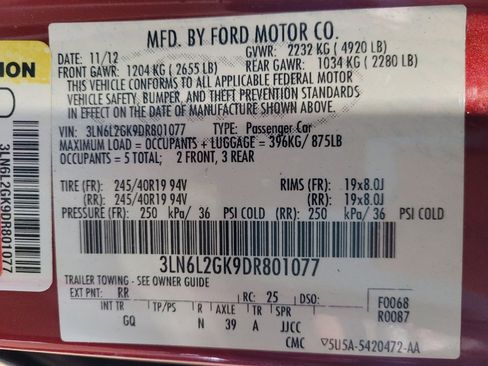 Used 2013 Lincoln MKZ FWD image 33