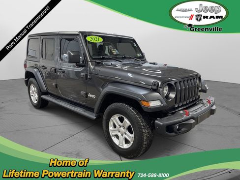 Used 2021 Jeep Wrangler Unlimited Sport image 1