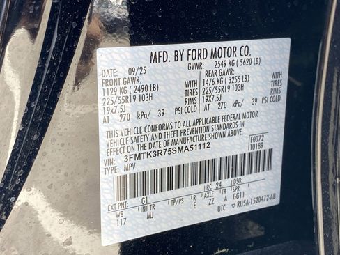 New 2025 Ford Mustang Mach-E Premium w/ Sport Appearance Package RWD image 34