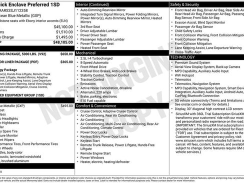 Used 2025 Buick Enclave Preferred w/ Trailering Package, 5000 lbs. FWD image 16