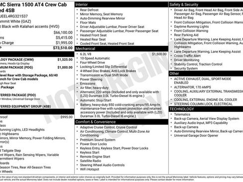 Used 2024 GMC Sierra 1500 AT4 w/ Technology Package AWD/4WD image 13