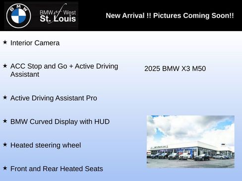 Used 2025 BMW X3 M50 w/ Premium Package AWD/4WD image 4