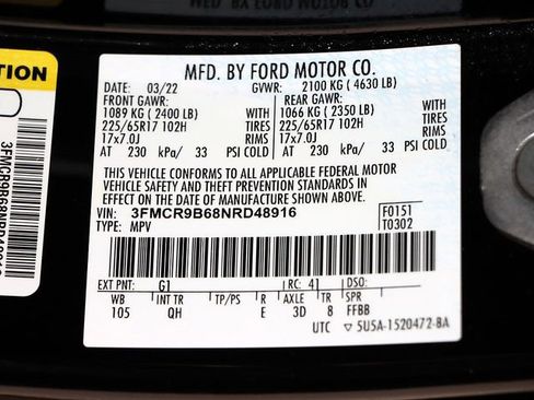 Used 2022 Ford Bronco Sport Big Bend w/ Convenience Package AWD/4WD image 37