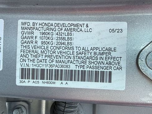 Used 2023 Honda Accord EX image 29