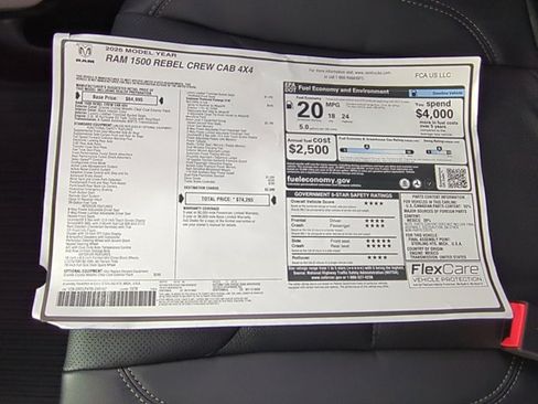New 2026 RAM 1500 Rebel w/ Rebel Level 2 Equipment Group AWD/4WD image 18