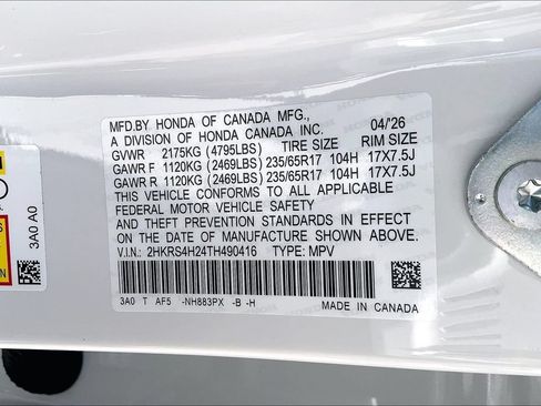 Certified 2026 Honda CR-V LX image 18