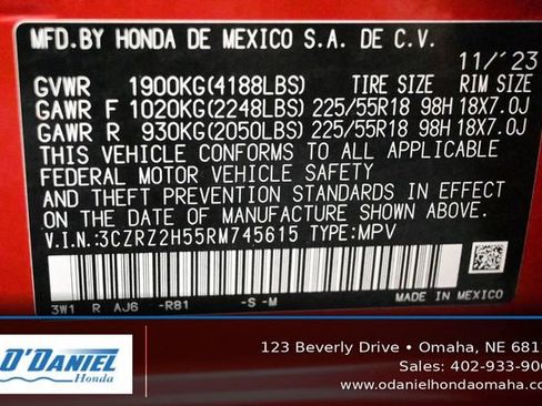 Used 2024 Honda HR-V Sport image 45