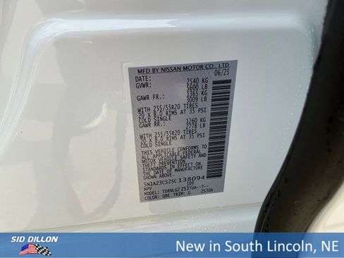 New 2025 Nissan Murano SL w/ Cargo Package image 12