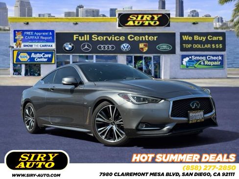 Used 2020 INFINITI Q60 3.0t Luxe RWD image 1