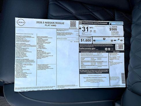 New 2026 Nissan Rogue Platinum image 21