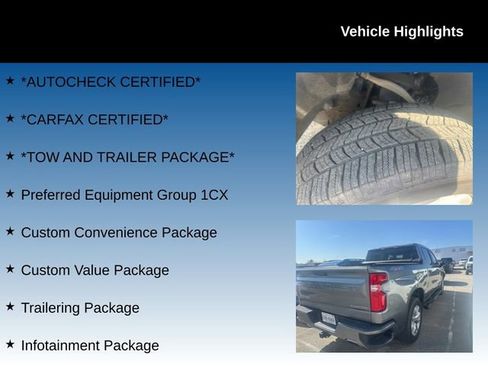 Used 2020 Chevrolet Silverado 1500 Custom w/ Custom Value Package AWD/4WD image 4