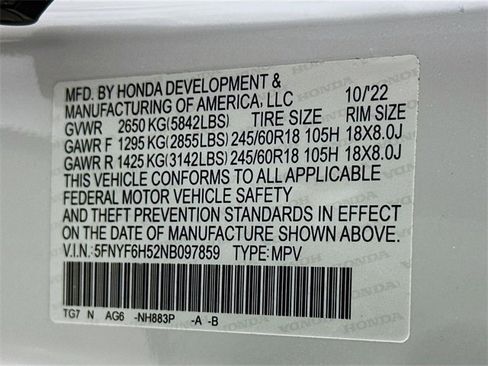 Certified 2022 Honda Pilot EX-L image 36