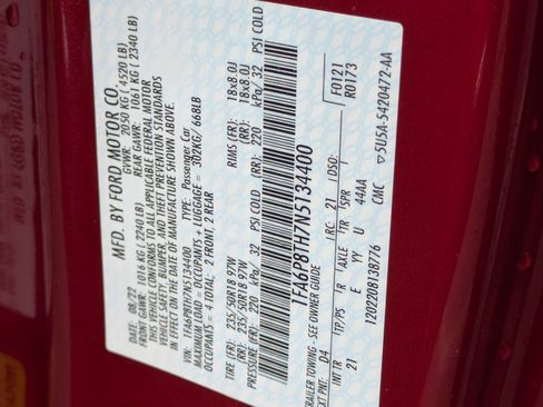 Certified 2022 Ford Mustang Coupe w/ Equipment Group 101A image 32